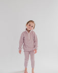 Waffle Jogger in Lilac - 6-12 and 1-2T